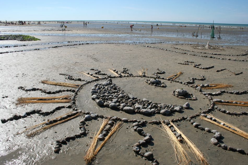 Saint Aubin sa craie, 1er festival de beach'art