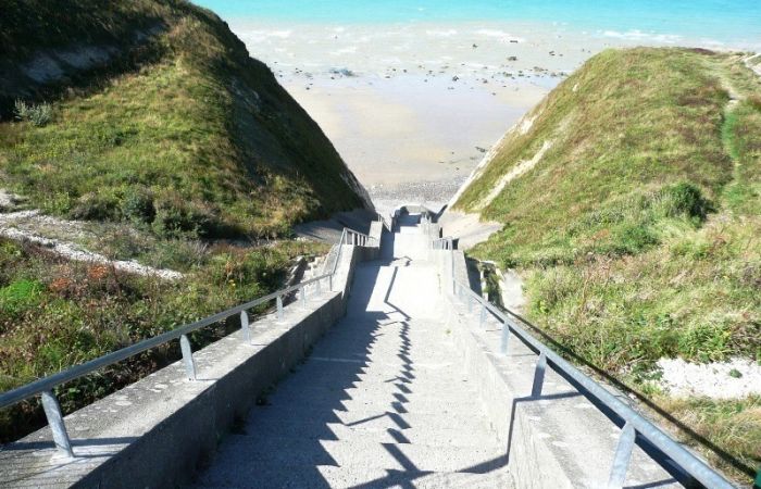 escalier de sottevile sur mer