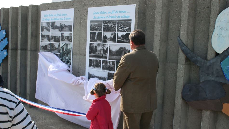 Inauguration de l'exposition Saint Aubin au fil du temps