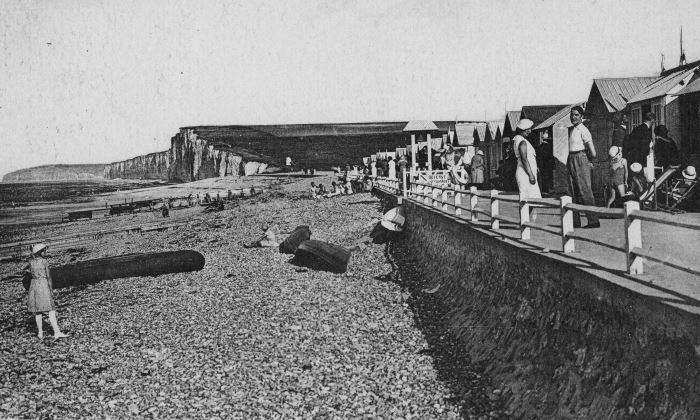 les cabines sur le perré