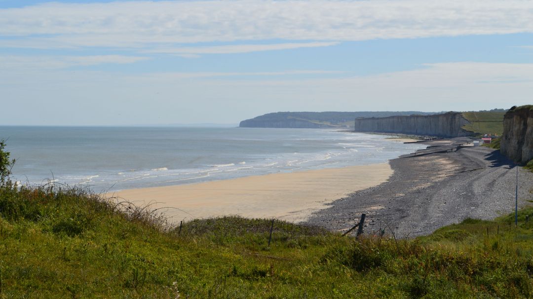 Saint Aubin sur Mer, vue aérienne